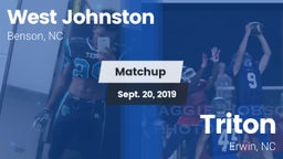Matchup: West Johnston High vs. Triton  2019