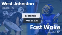 Matchup: West Johnston High vs. East Wake  2019