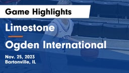 Limestone  vs Ogden International  Game Highlights - Nov. 25, 2023
