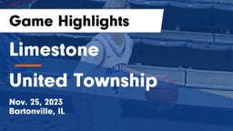 Limestone  vs United Township Game Highlights - Nov. 25, 2023
