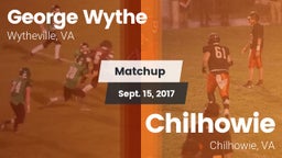 Matchup: Wythe  vs. Chilhowie  2017