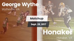 Matchup: Wythe  vs. Honaker  2017
