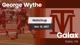 Matchup: Wythe  vs. Galax  2017