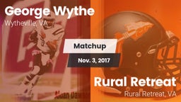 Matchup: Wythe  vs. Rural Retreat  2017