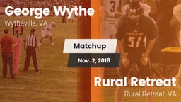 Matchup: Wythe  vs. Rural Retreat  2018