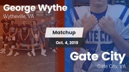 Matchup: Wythe  vs. Gate City  2019