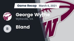 Recap: George Wythe  vs. Bland 2021