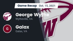 Recap: George Wythe  vs. Galax  2021