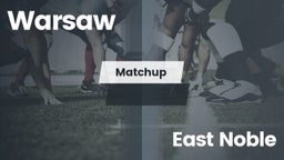 Matchup: Warsaw  vs. East Noble  2016