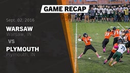 Recap: Warsaw  vs. Plymouth  2016