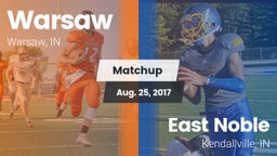 Matchup: Warsaw  vs. East Noble  2017