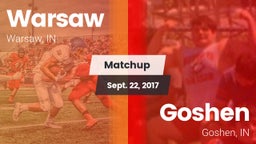 Matchup: Warsaw  vs. Goshen  2017