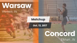 Matchup: Warsaw  vs. Concord  2017
