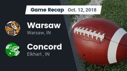 Recap: Warsaw  vs. Concord  2018