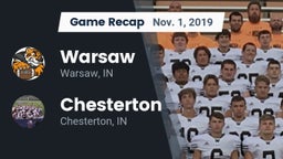 Recap: Warsaw  vs. Chesterton  2019