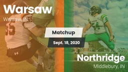 Matchup: Warsaw  vs. Northridge  2020