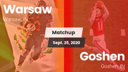 Matchup: Warsaw  vs. Goshen  2020
