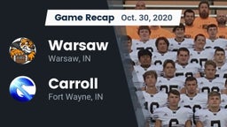 Recap: Warsaw  vs. Carroll  2020