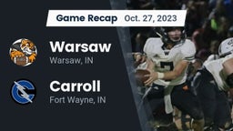 Recap: Warsaw  vs. Carroll   2023