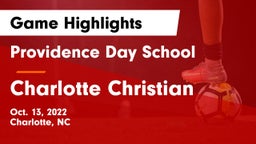 Providence Day School vs Charlotte Christian  Game Highlights - Oct. 13, 2022
