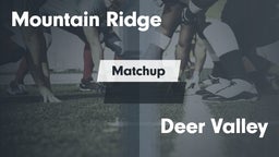 Matchup: Mountain Ridge High vs. Deer Valley 2016