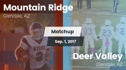 Matchup: Mountain Ridge High vs. Deer Valley  2017