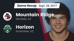 Recap: Mountain Ridge  vs. Horizon  2017