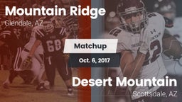 Matchup: Mountain Ridge High vs. Desert Mountain  2017