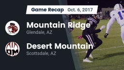 Recap: Mountain Ridge  vs. Desert Mountain  2017