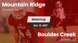 Matchup: Mountain Ridge High vs. Boulder Creek  2017