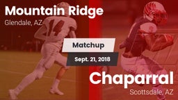Matchup: Mountain Ridge High vs. Chaparral  2018