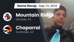 Recap: Mountain Ridge  vs. Chaparral  2018