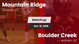 Matchup: Mountain Ridge High vs. Boulder Creek  2018