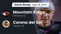 Recap: Mountain Ridge  vs. Corona del Sol  2019