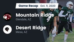 Recap: Mountain Ridge  vs. Desert Ridge  2020