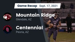 Recap: Mountain Ridge  vs. Centennial  2021