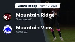 Recap: Mountain Ridge  vs. Mountain View  2021