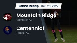 Recap: Mountain Ridge  vs. Centennial  2022