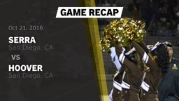 Recap: Serra  vs. Hoover  2016