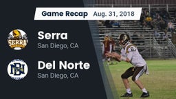 Recap: Serra  vs. Del Norte  2018