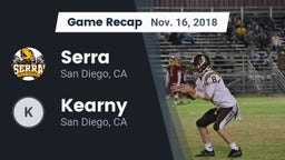 Recap: Serra  vs. Kearny  2018