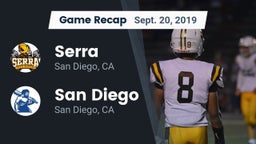 Recap: Serra  vs. San Diego  2019