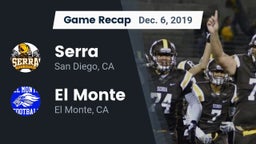 Recap: Serra  vs. El Monte  2019