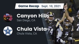 Recap: Canyon Hills  vs. Chula Vista  2021