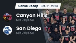 Recap: Canyon Hills  vs. San Diego  2023