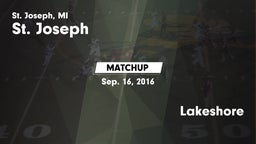 Matchup: St. Joseph High vs. Lakeshore 2016