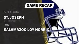 Recap: St. Joseph  vs. Kalamazoo Loy Norrix 2016