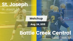 Matchup: St. Joseph High vs. Battle Creek Central  2018