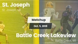 Matchup: St. Joseph High vs. Battle Creek Lakeview  2018