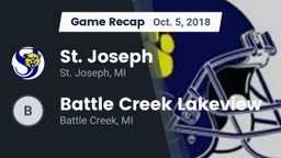 Recap: St. Joseph  vs. Battle Creek Lakeview  2018